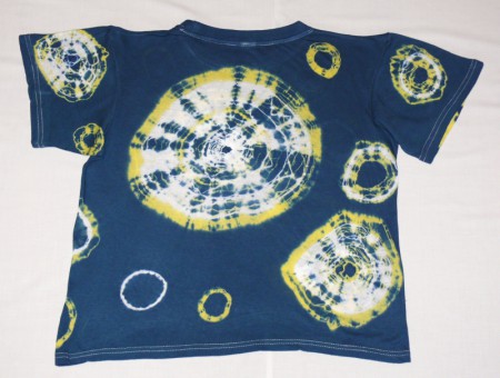 Dětské tričko Hvězdná obloha (bavlna, vázaná batika)